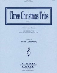 THREE CHRISTMAS TRIOS FLUTE TRIO cover